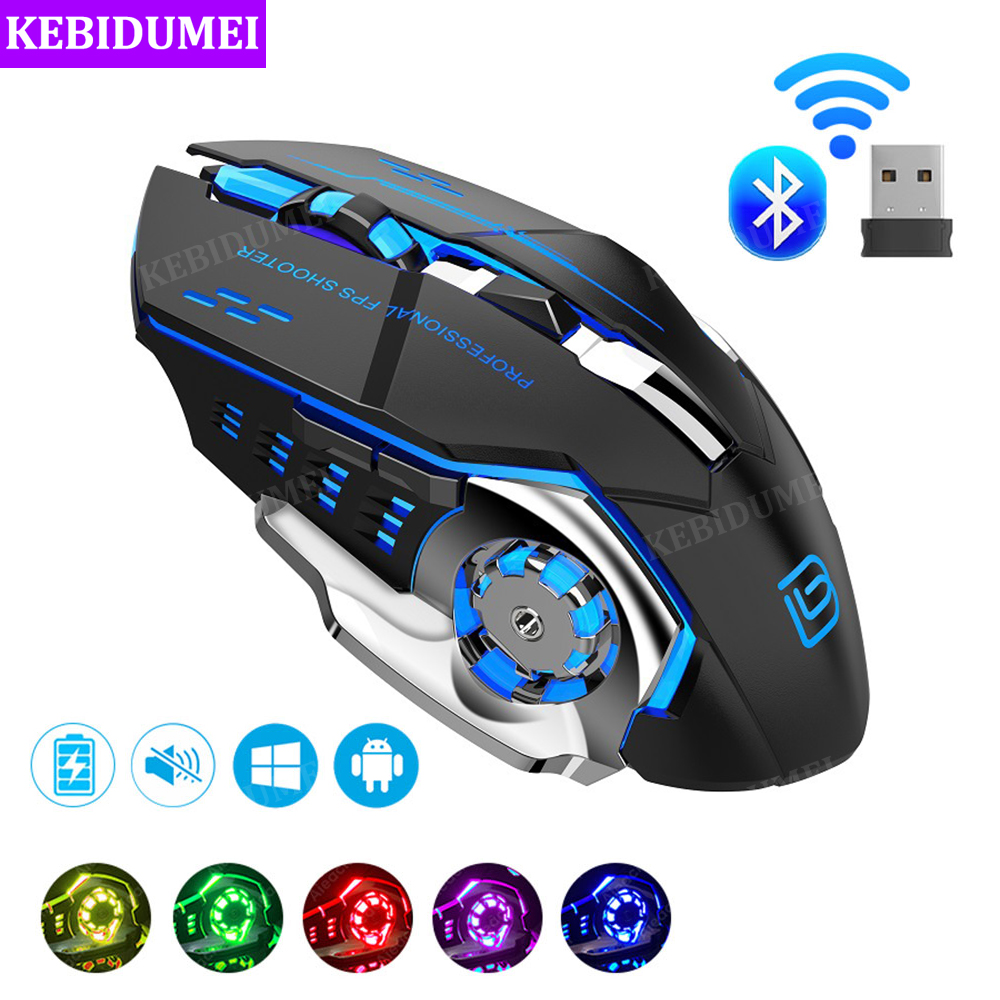 Laptop Electronics Accessories - Bluetooth 5.2 Mouse 2.4G Wireless Mouse
