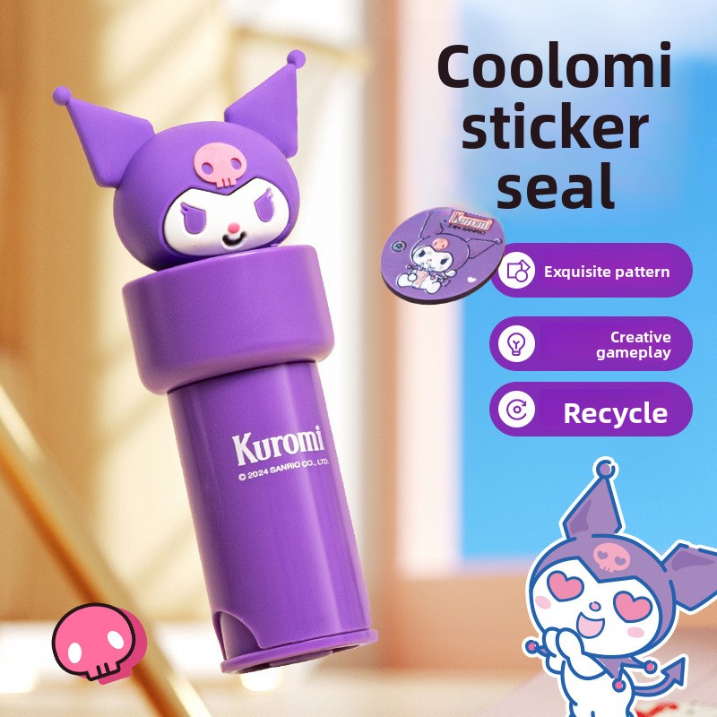 Laptop Editing Accessories - Avant-garde Cool Cartoon Stamp Seal Sticker