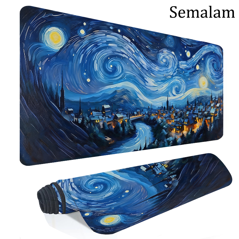 Laptop Accessories Officeworks - Large Starry Night Sky Mouse Pad