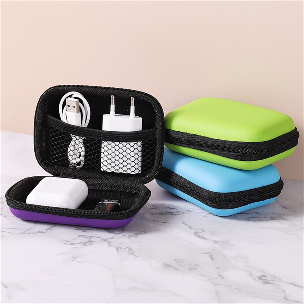 Laptop Accessories Travel Case - Portable Data Cable Mini Bag External