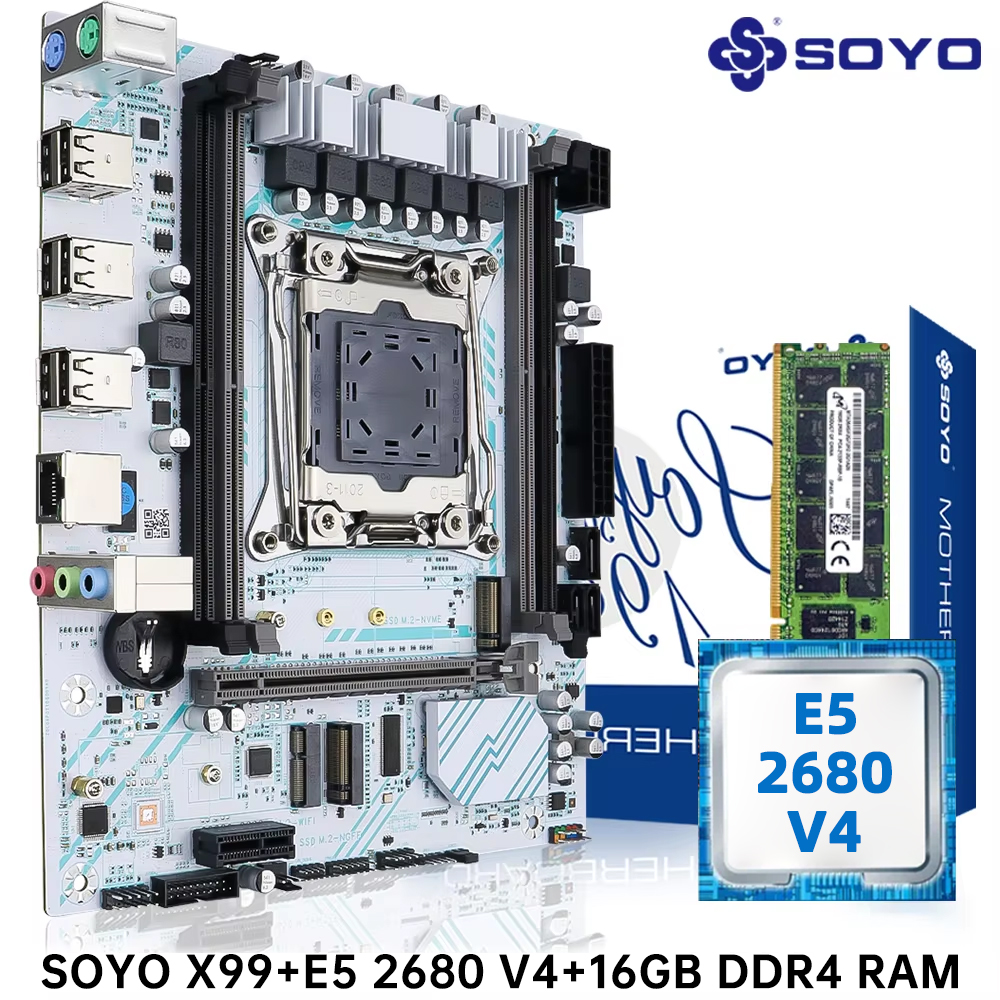 Memory Ram Upgrade - SOYO X99 Motherboard LGA 2011-3 Set