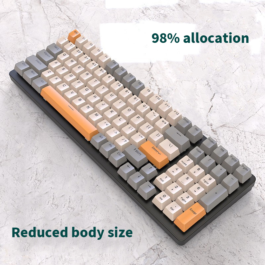 Laptop Accessories Officeworks - Wired Mechanical Keyboard 100 Keys Backlight