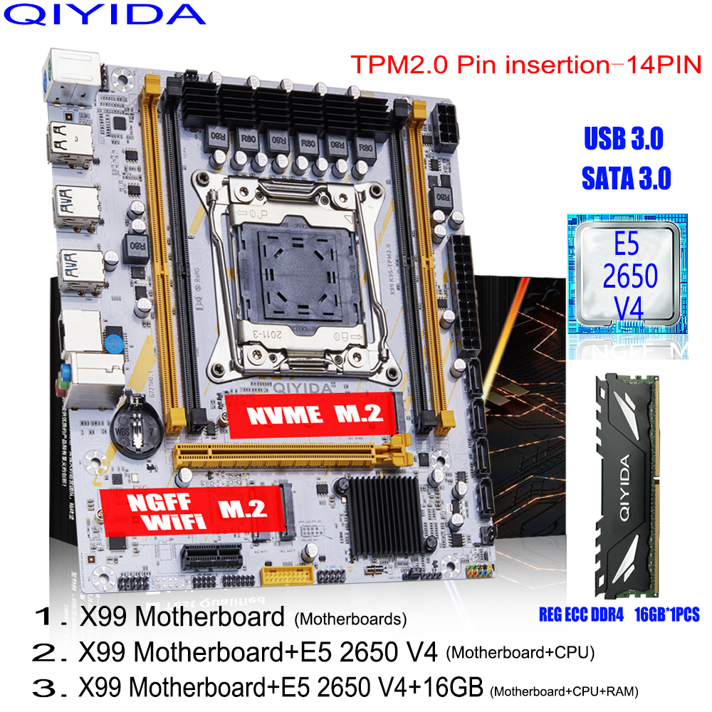 Memory Ram Upgrade - QIYIDA X99 Motherboard Set LGA 2011-3