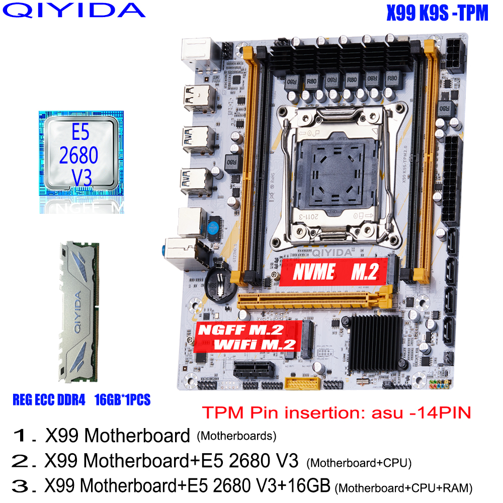 Memory Ram Upgrade - QIYIDA X99 Motherboard set LGA2011 3