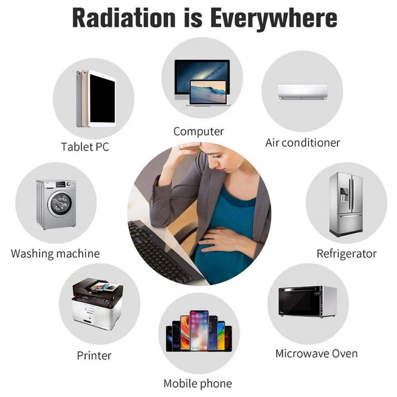 Anti-Radiation Metal Stickers  – обзор и цена Laptop Electronics Accessories