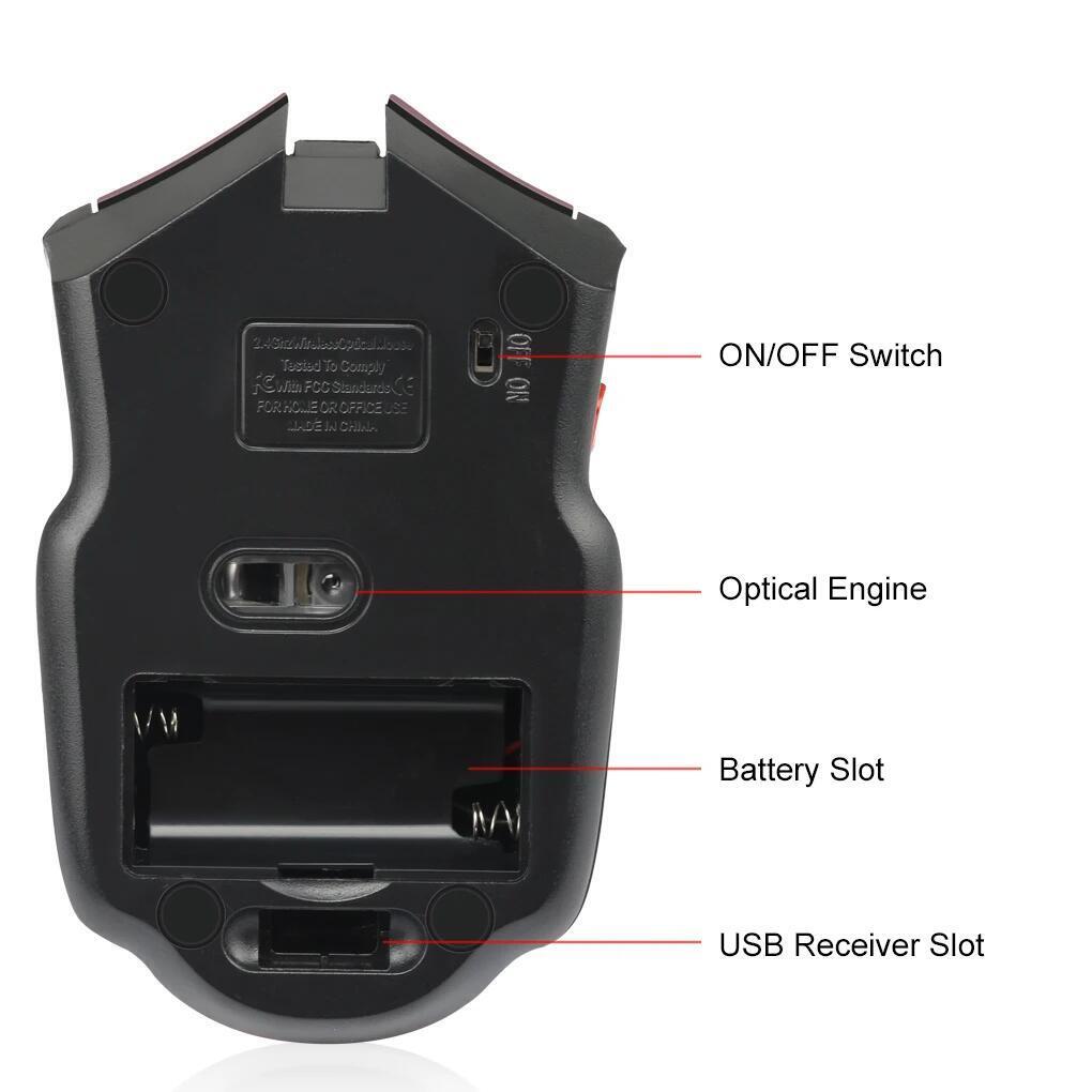 2.4G Wireless Mouse 1600DPI Op – обзор и цена Laptop Electronics Accessories