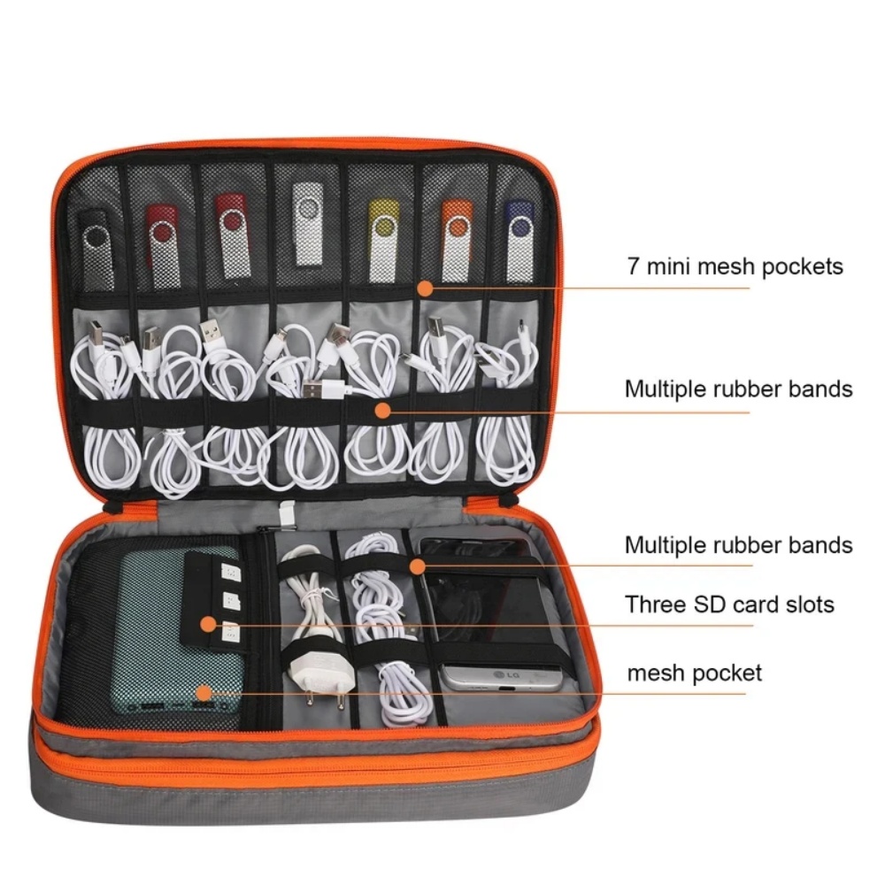 Double Layers Large Capacity T – обзор и цена Laptop Electronics Accessories