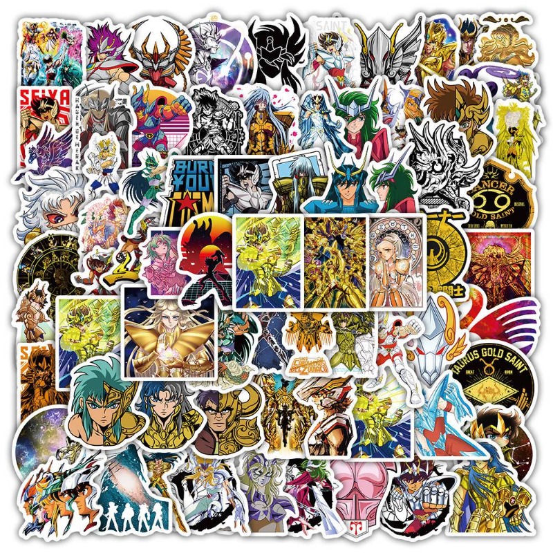 101Pcs Saint Seiya Anime Stick – обзор и цена Laptop Editing Accessories