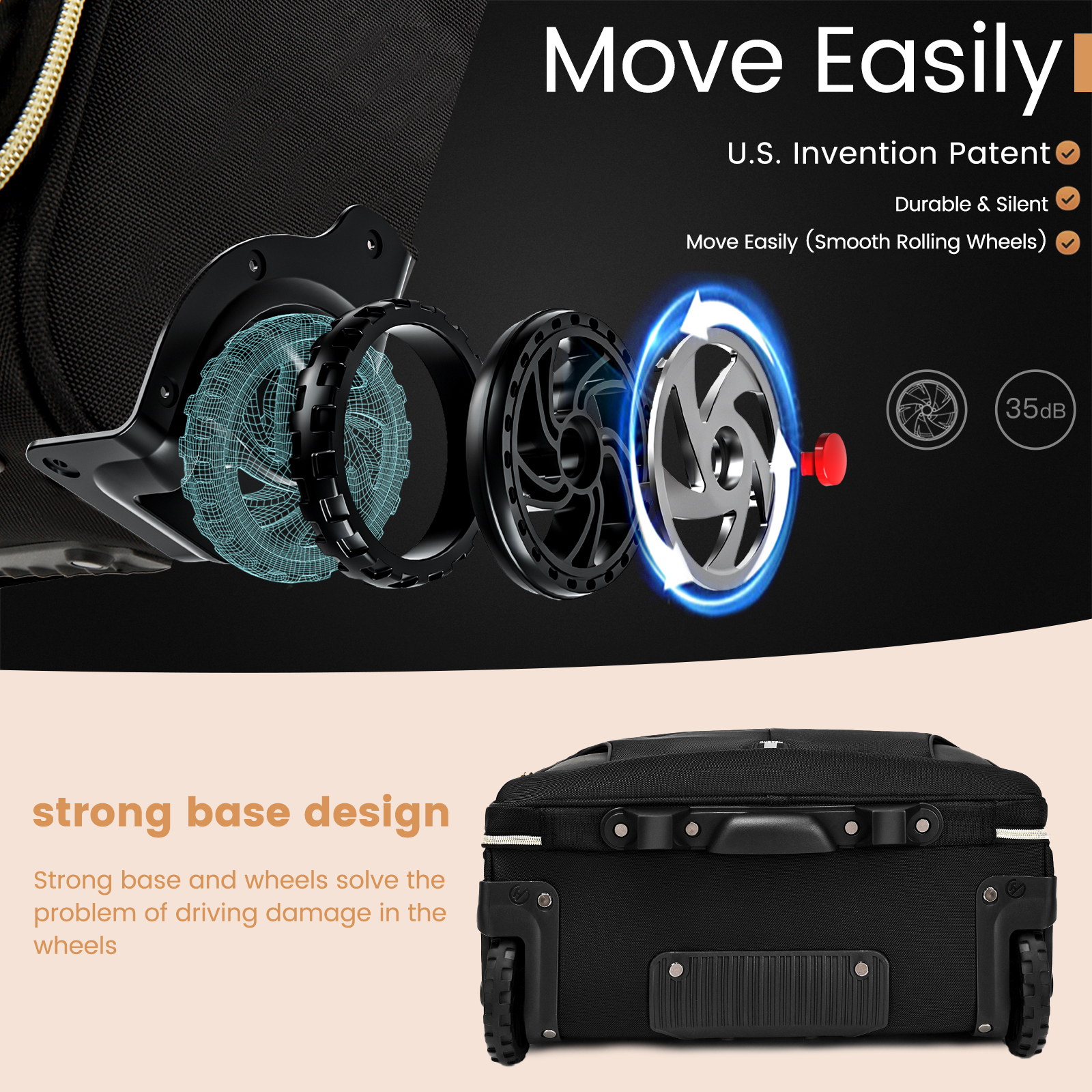 18 Inch Rolling Briefcase Larg – обзор и цена Laptop Accessories Travel Case