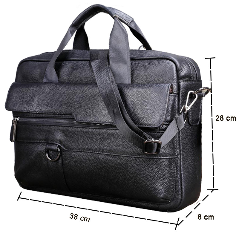 Large Men's Genuine Leather Ha – обзор и цена Laptop Accessories Travel Case