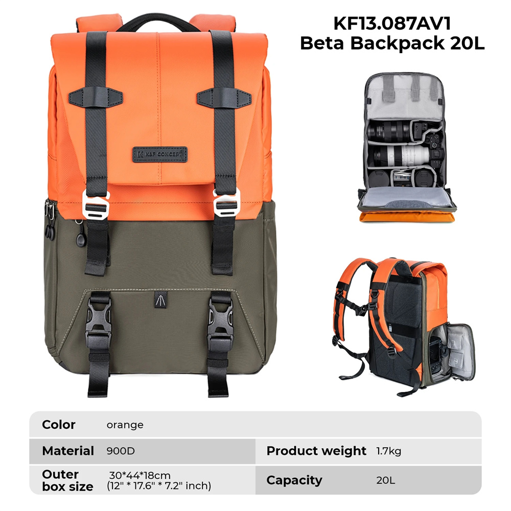 K&F CONCEPT Camera Backpack Tr – обзор и цена Laptop Accessories Travel Case