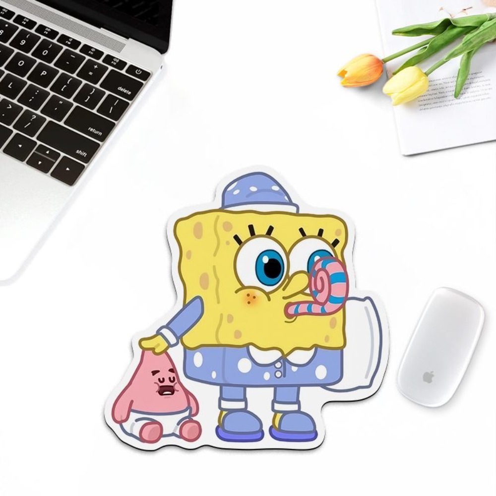 Cute SpongeBob Shaped Mouse Pa – обзор и цена Laptop Editing Accessories