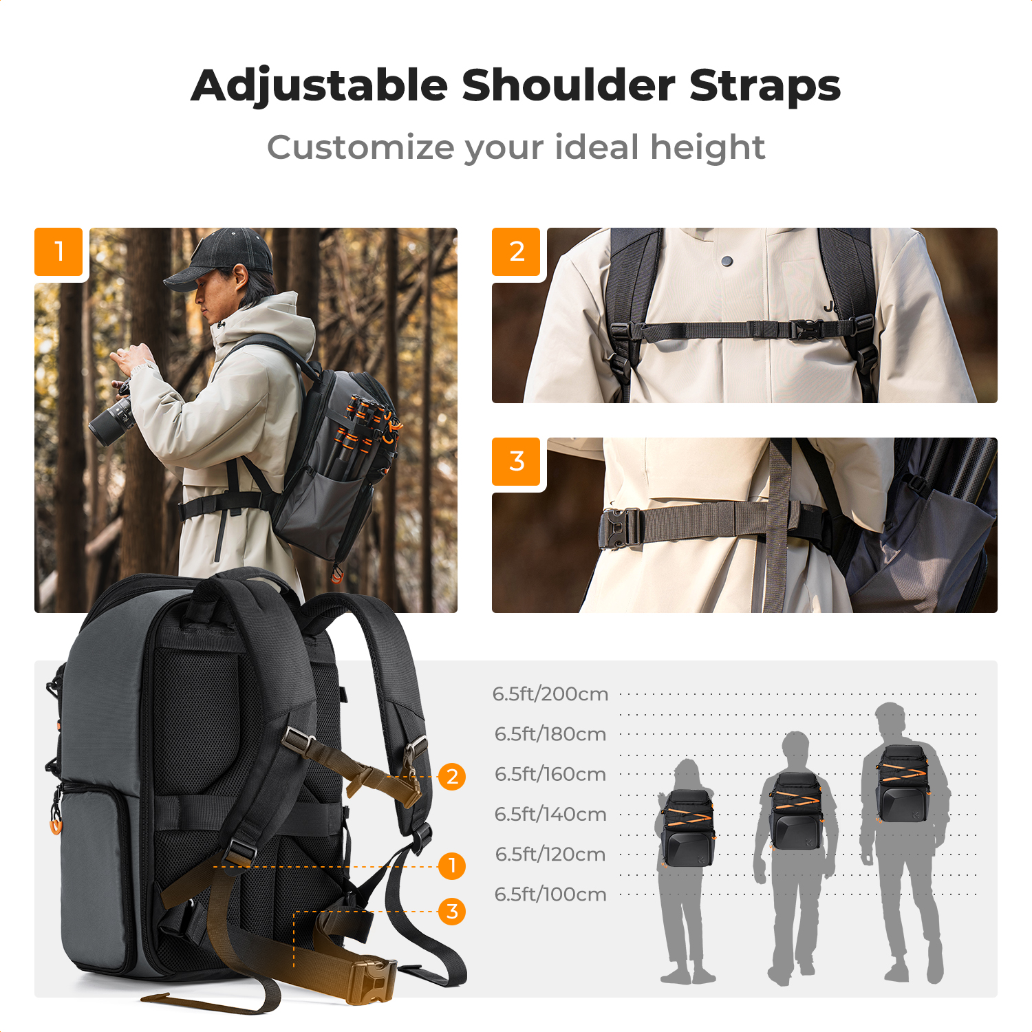 K&F CONCEPT 25L Outdoor Camera – обзор и цена Laptop Accessories Travel Case