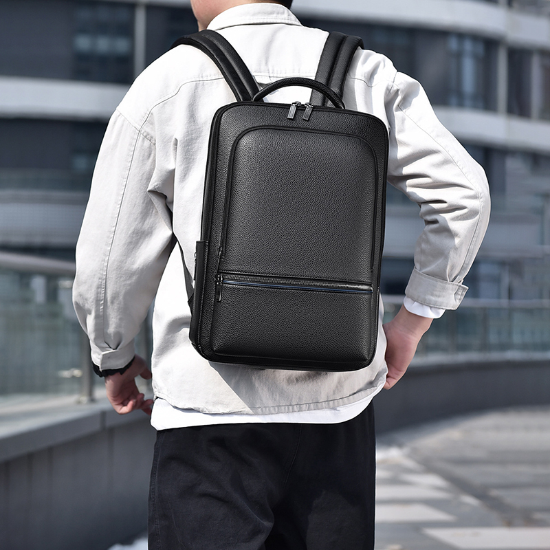 PU Leather Men's Backpack USB  – обзор и цена Laptop Accessories Travel Case