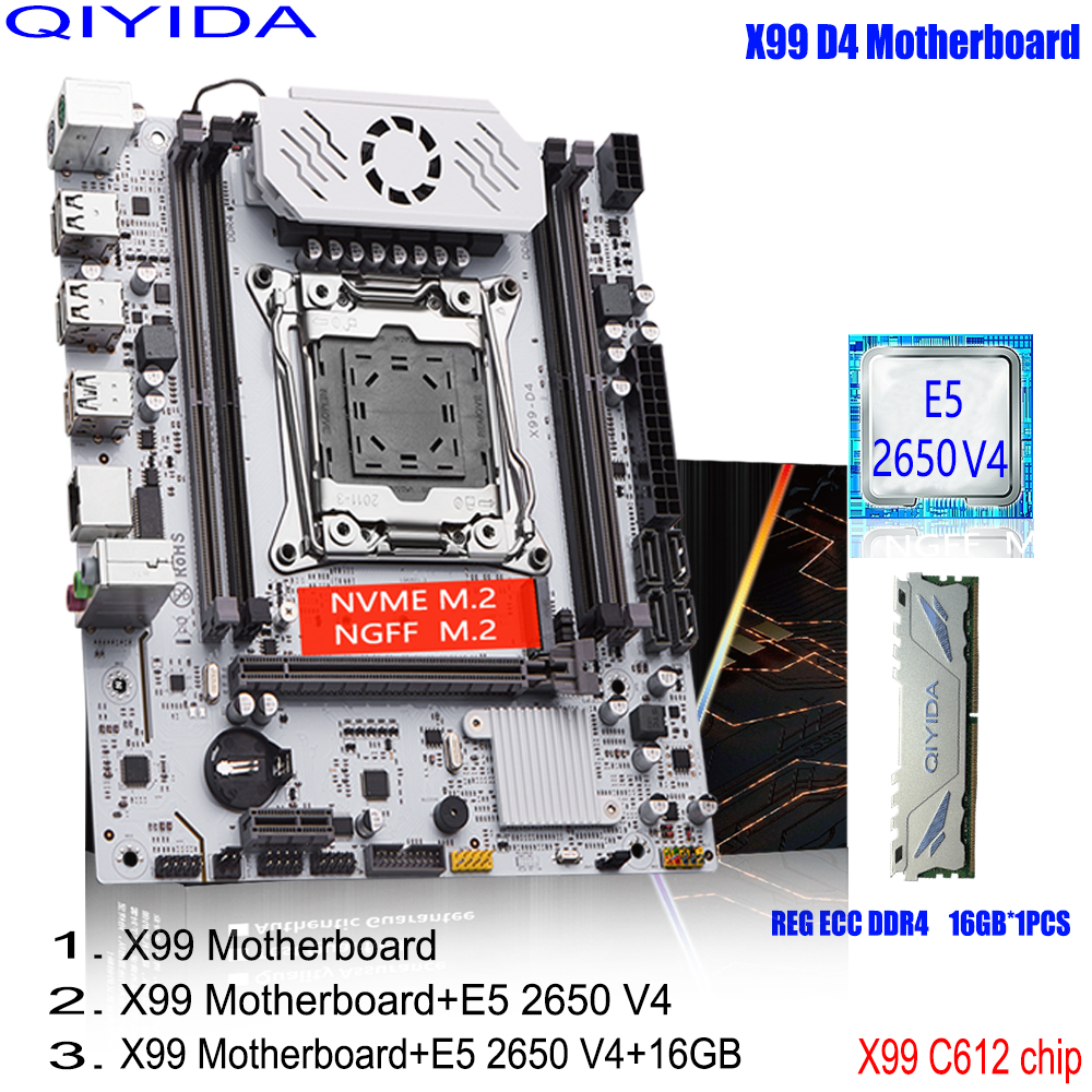 QIYIDA X99 Motherboard Set LGA – обзор и цена Memory Ram Upgrade