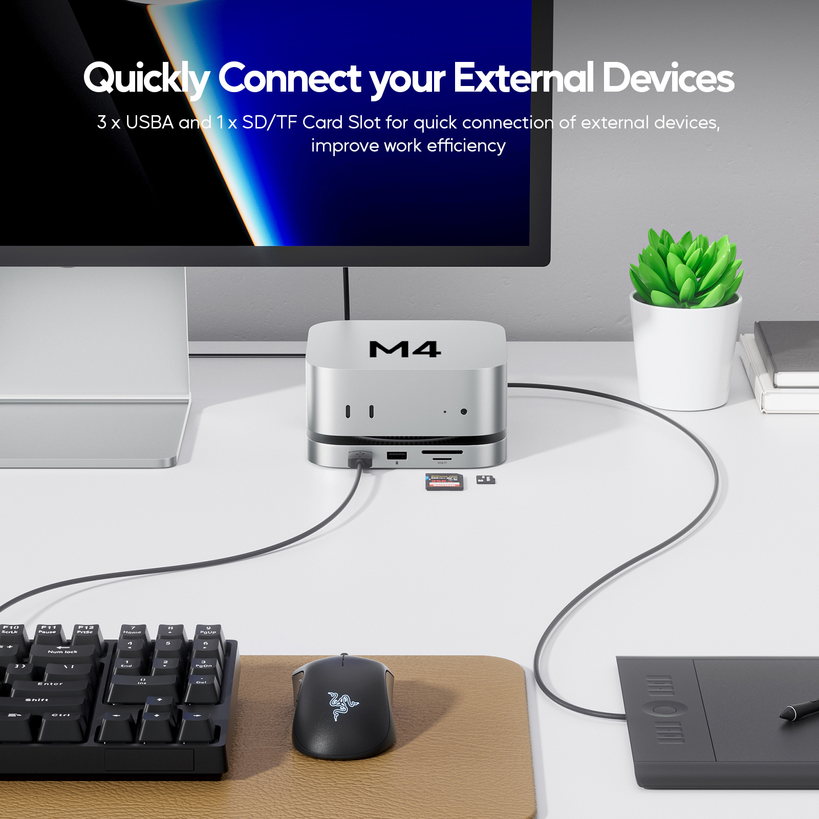 PULWTOP Mac Mini M4 Dock with  – обзор и цена Mac Laptop Accessories