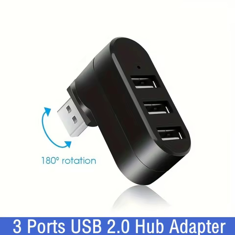 USB 2.0 Hub 3 Ports 180° Rotat – обзор и цена Mac Laptop Accessories