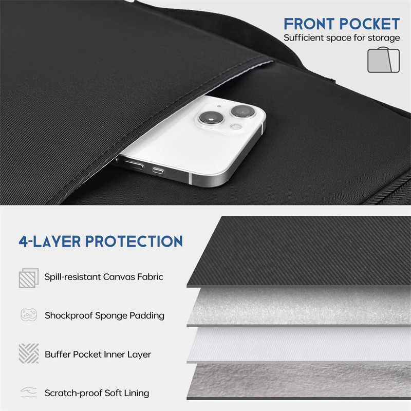 Waterproof Shockproof Handle B – обзор и цена Laptop Accessories Travel Case