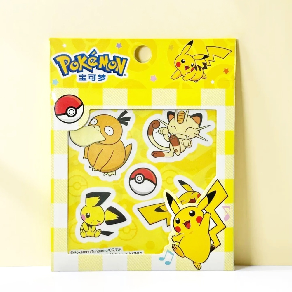 10Pcs Genuine Pikachu Stickers – обзор и цена Laptop Editing Accessories