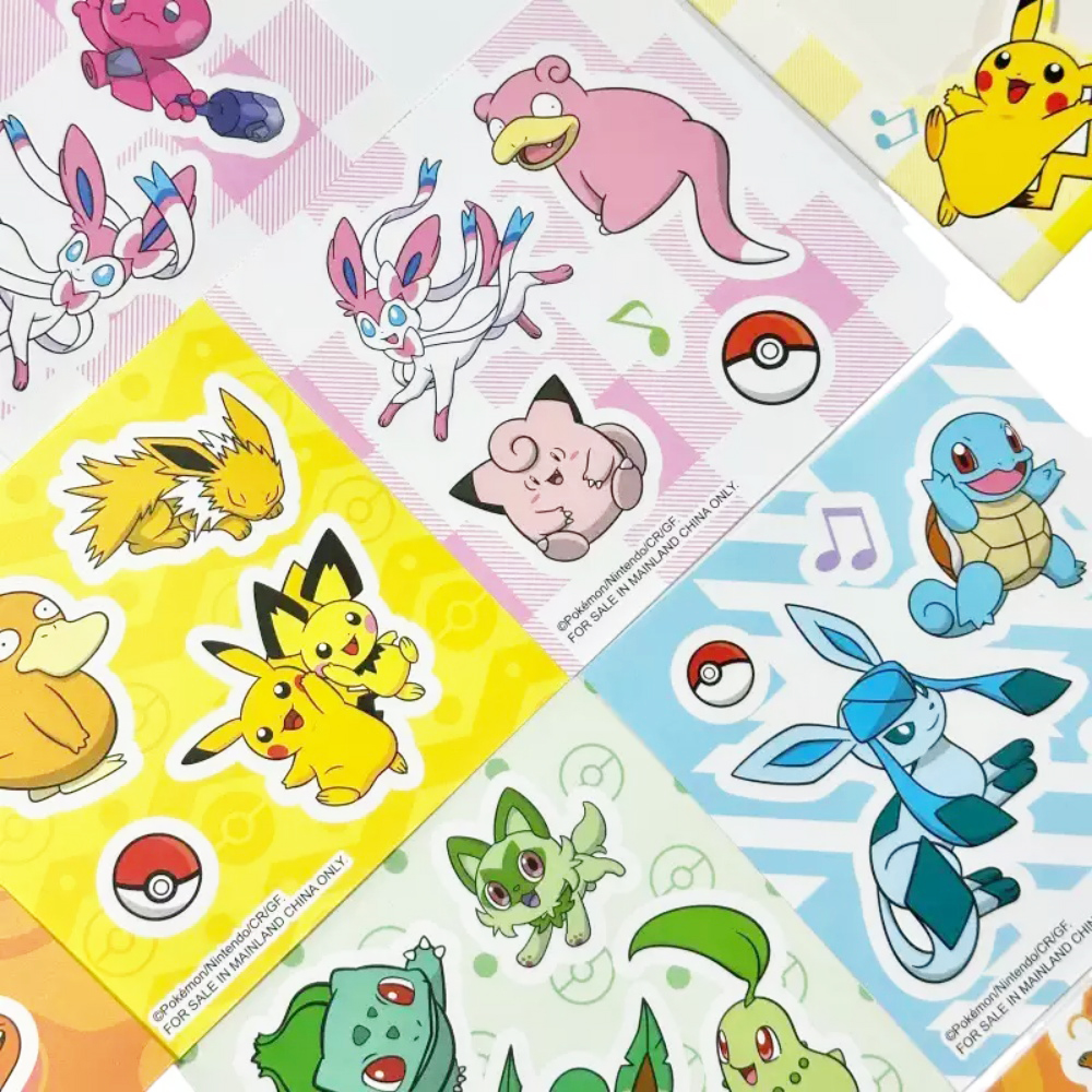 10Pcs Genuine Pikachu Stickers – обзор и цена Laptop Editing Accessories