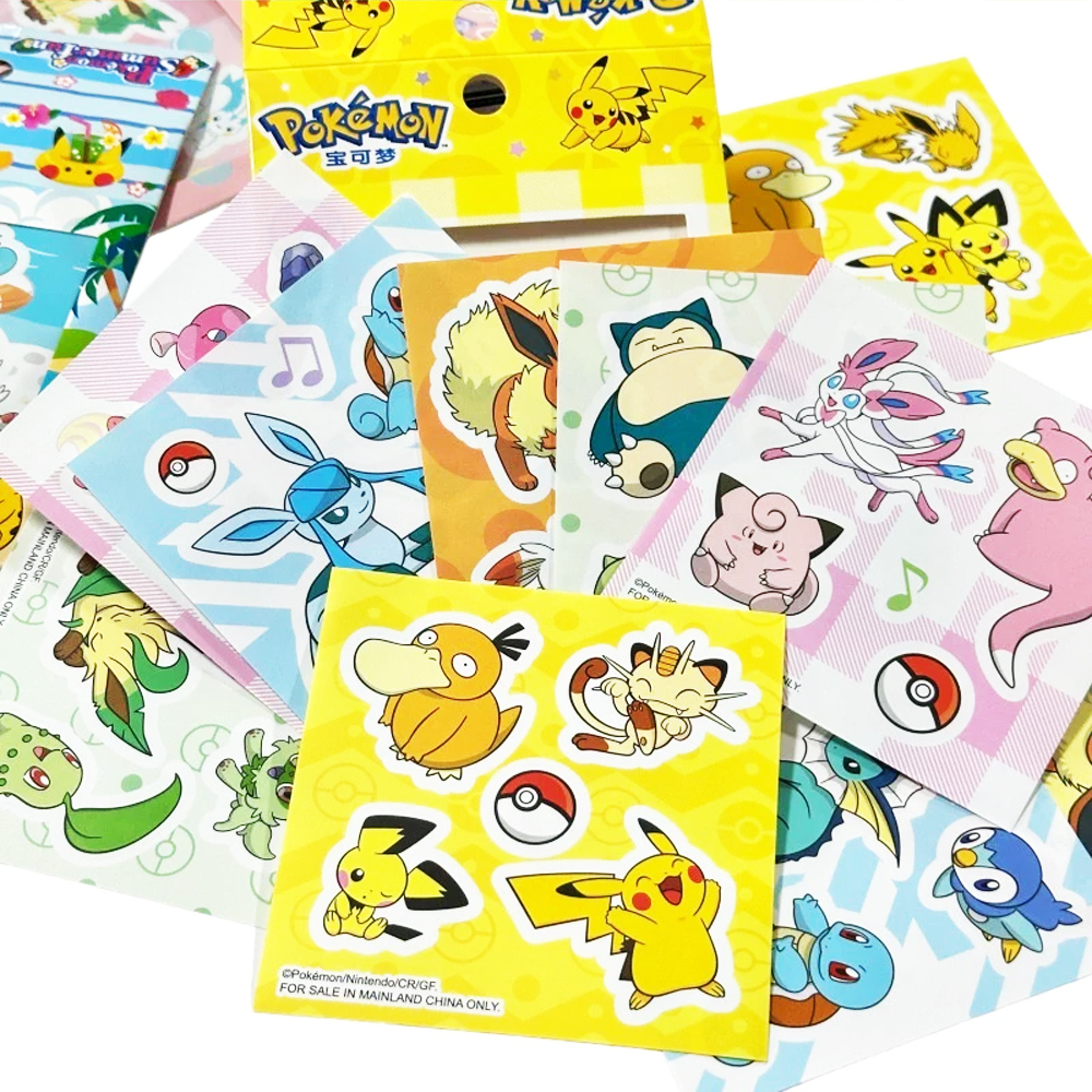10Pcs Genuine Pikachu Stickers – обзор и цена Laptop Editing Accessories