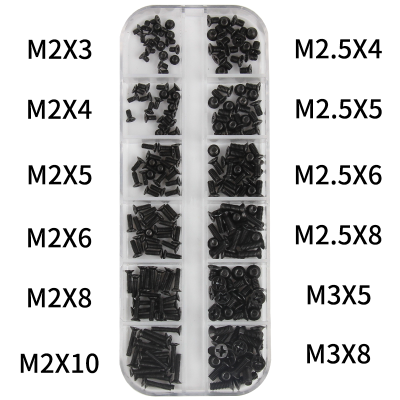 240pcs M2 M2.5 M3 Screw Set KM – обзор и цена Laptop Electronics Accessories