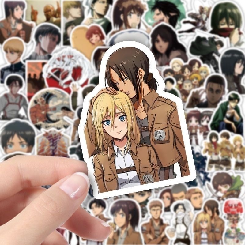 60Pcs Attack on Titan Anime St – обзор и цена Laptop Editing Accessories
