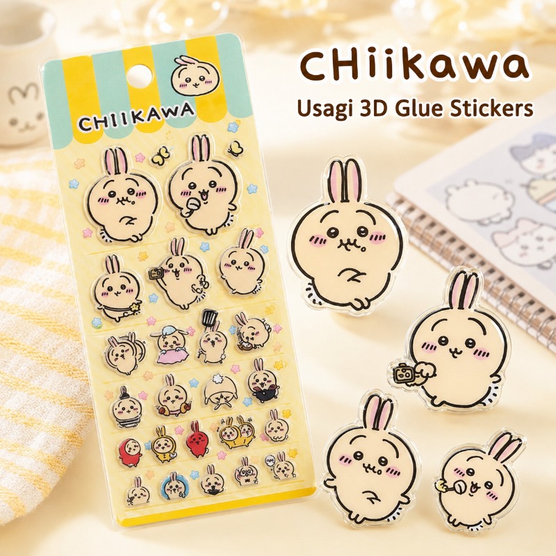 Cute Chiikawa Usagi 3D Glue St – обзор и цена Laptop Editing Accessories