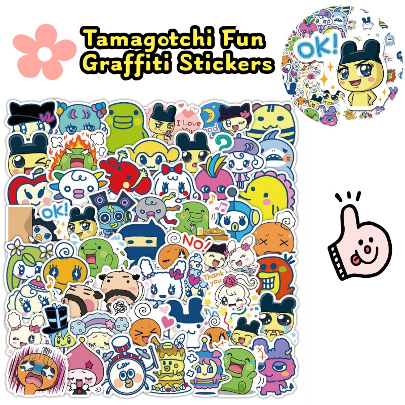 Japanese Tamagotchi Stickers E – обзор и цена Laptop Electronics Accessories