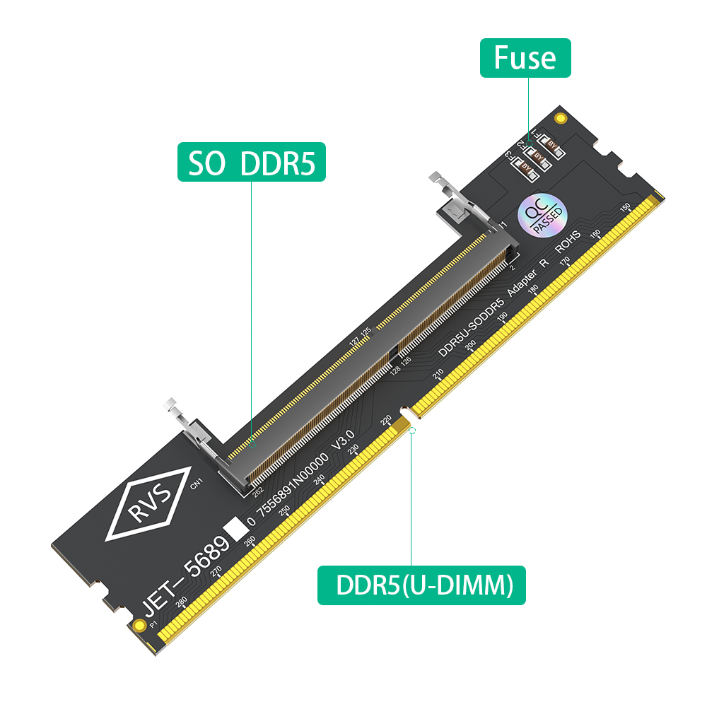 SO-DIMM to Desktop DDR5 U-DIMM – обзор и цена Memory Ram Upgrade