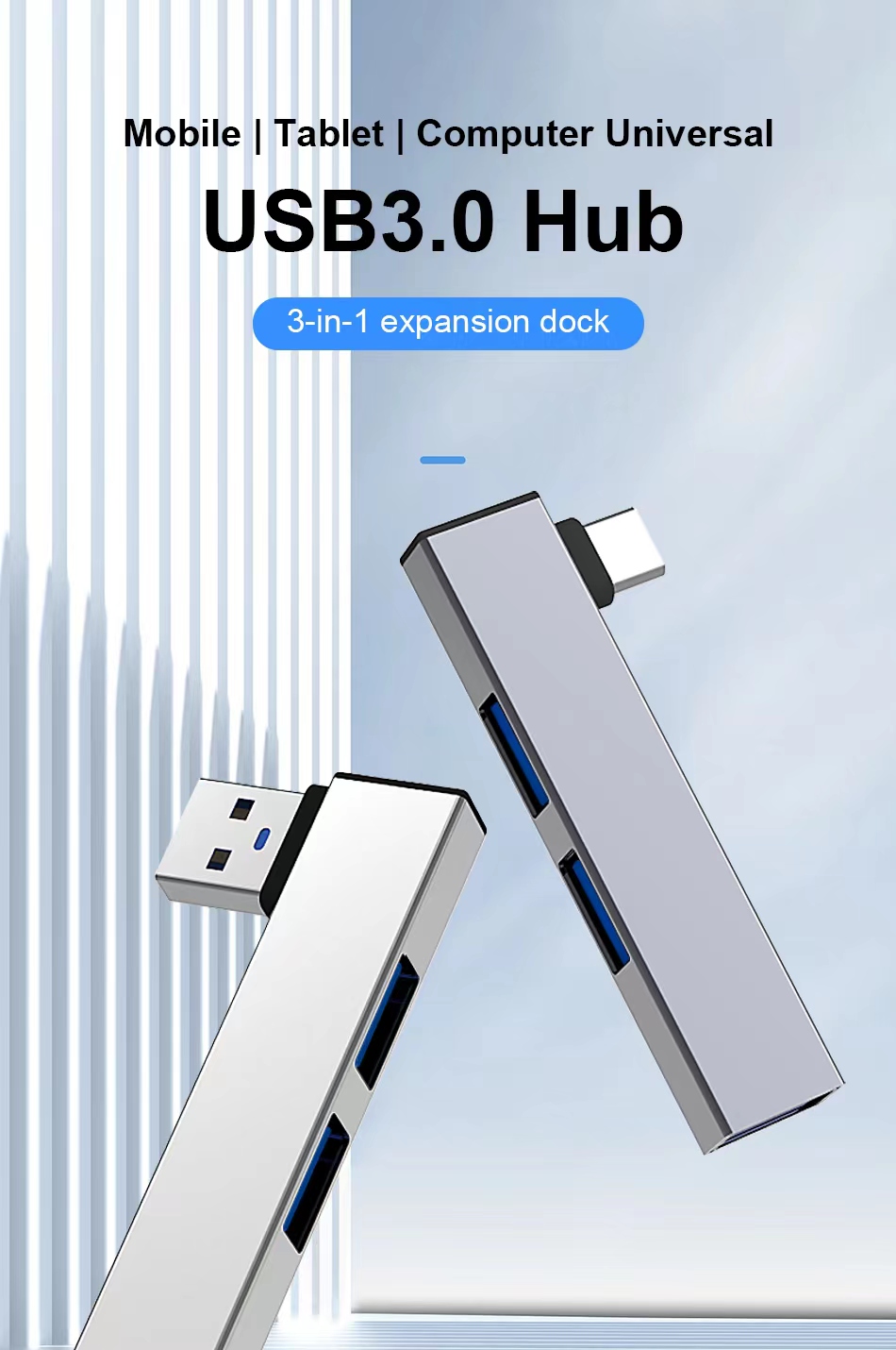 USB C HUB 3.0 Type C 3.1 3 Por – обзор и цена Mac Laptop Accessories